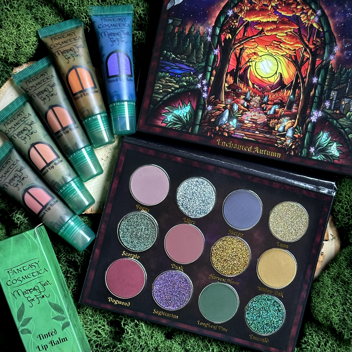 Enchanted Autumn Palette + Lip Balm Bundle